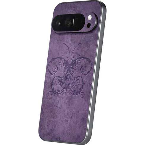Purple Damask Butterfly by Brigid Ashwood Pixel 9 Pro XL Skin